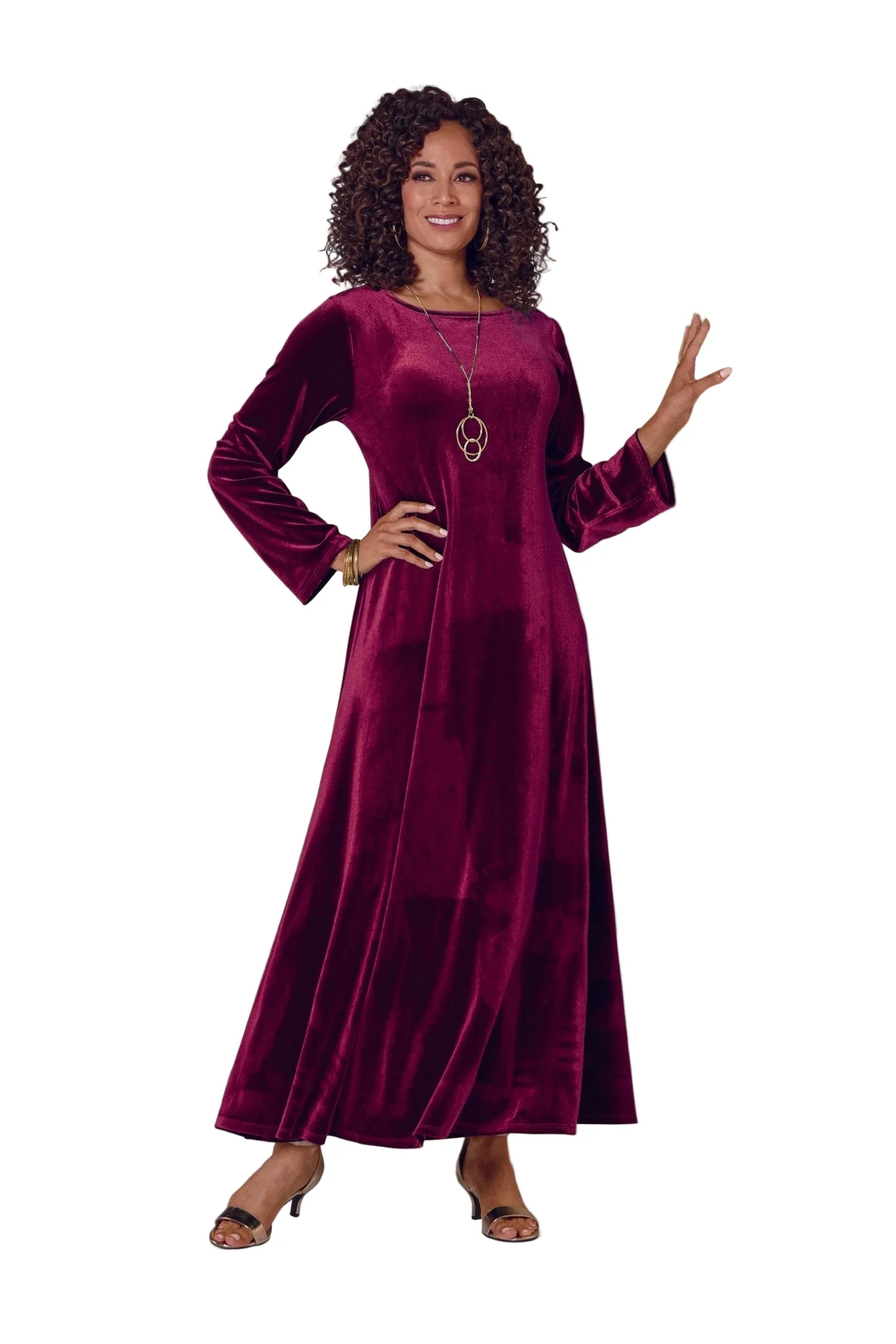 Very Velvety Maxi Dress by Studio EY - Image 3