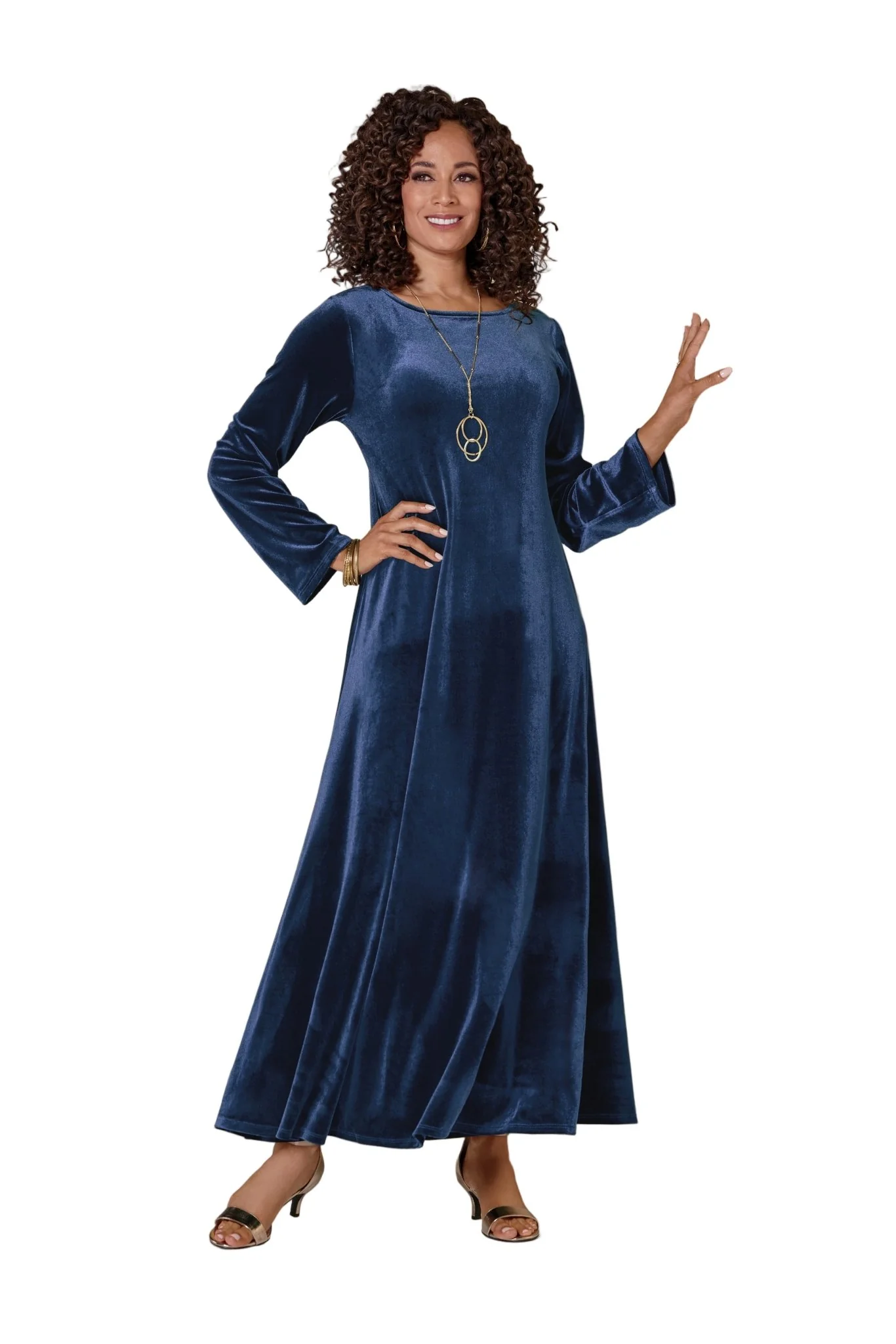 Very Velvety Maxi Dress by Studio EY - Image 4